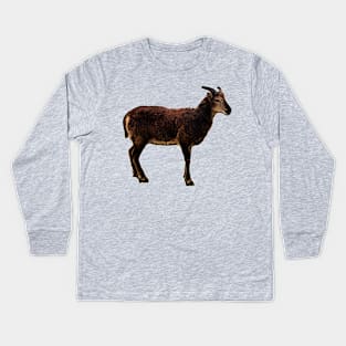 Soay Ewe Kids Long Sleeve T-Shirt